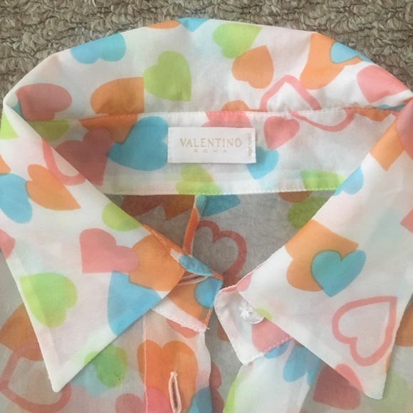 <Valentino> heart shape blouse - Picture 2 of 3
