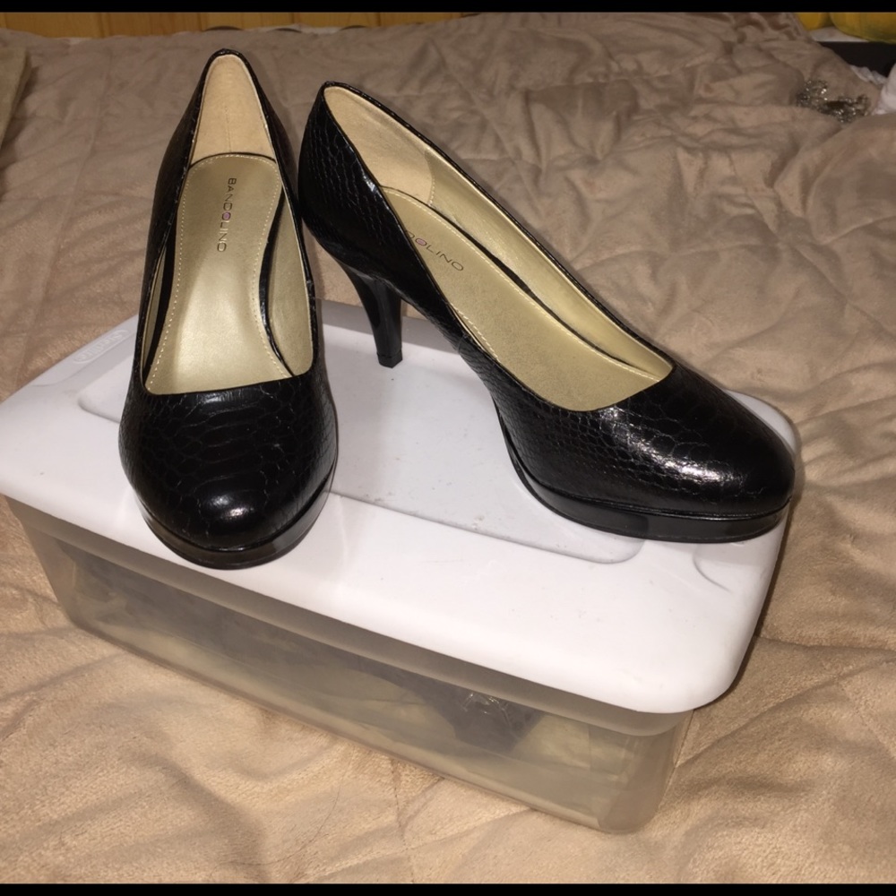 Bandolino Snakeskin Heels