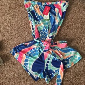 Lily Pulitzer colorful romper, with tags