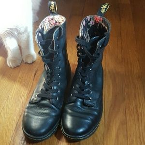Floral Print Dr. Martens