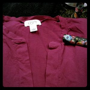 SOLD LOFT plum tunic