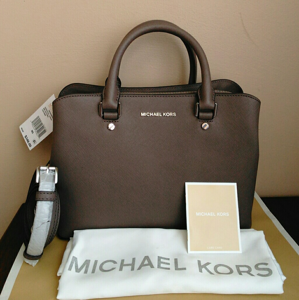 (SOLD) Michael Kors Savannah Gray Cinder color