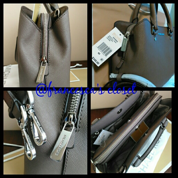 (SOLD) Michael Kors Savannah Gray Cinder color - Picture 2 of 6