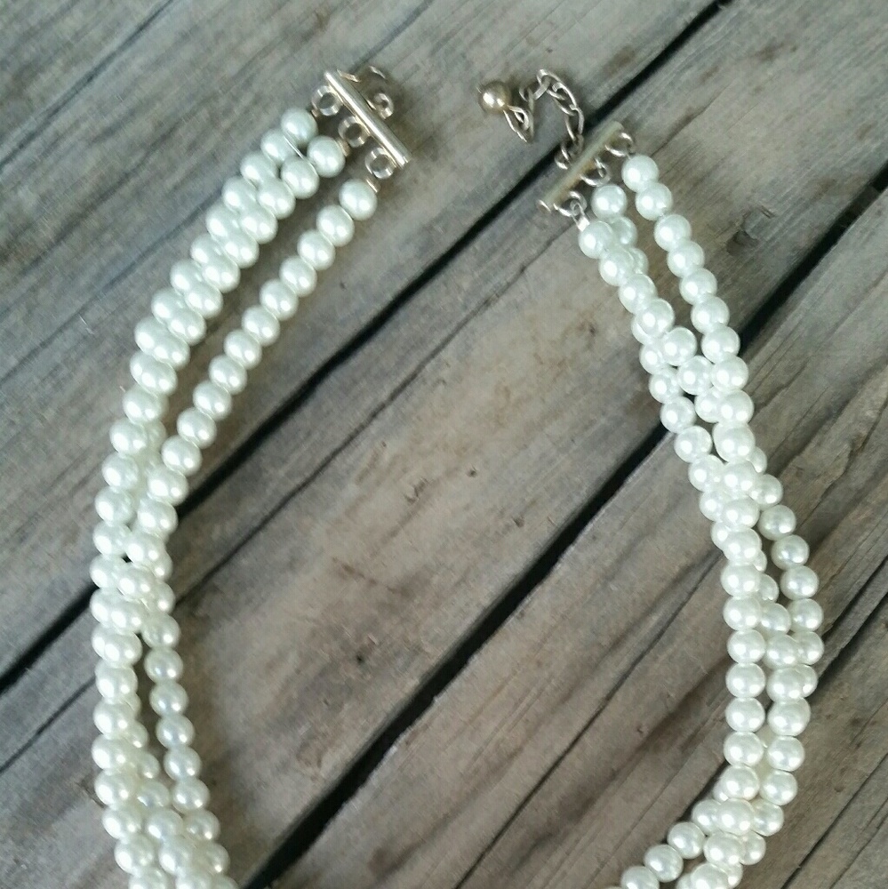 Pearl and Turquoise choker New handmade by me! - Picture 4 of 4