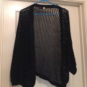 Netted Black Torrid Sweater