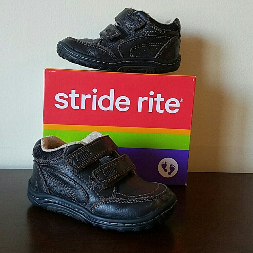 Stride Rite, Boys 7.5, "Pierce", Genuine Leather