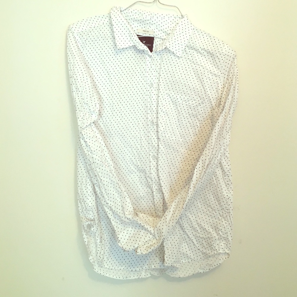 A white button down shirt