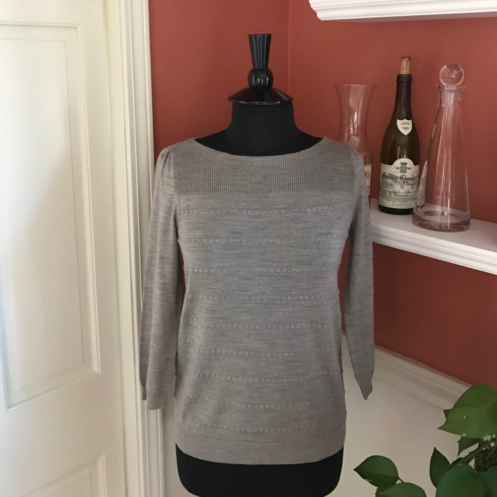 Loft dressy sweater, grayish heather