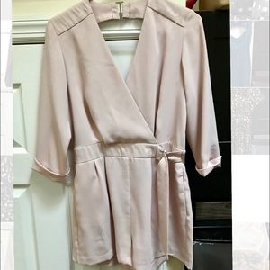 Topshop Pale Pink Romper
