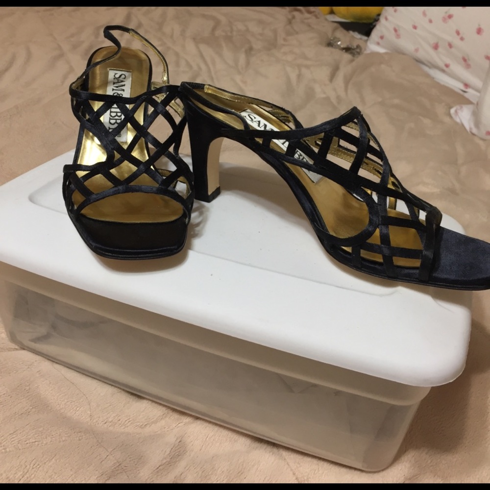 Cage sling back sandals