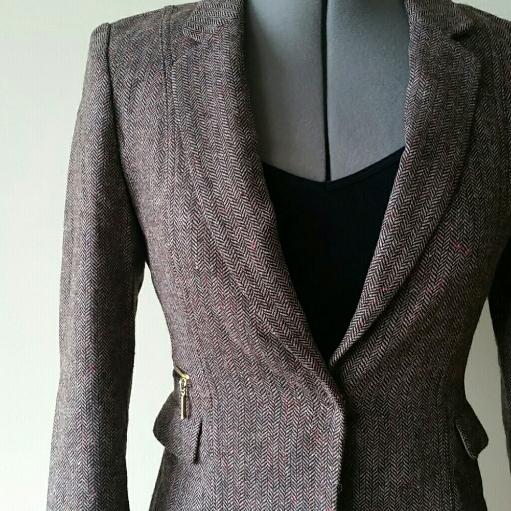 🌈 Rainbow Speckled Tweed Blazer