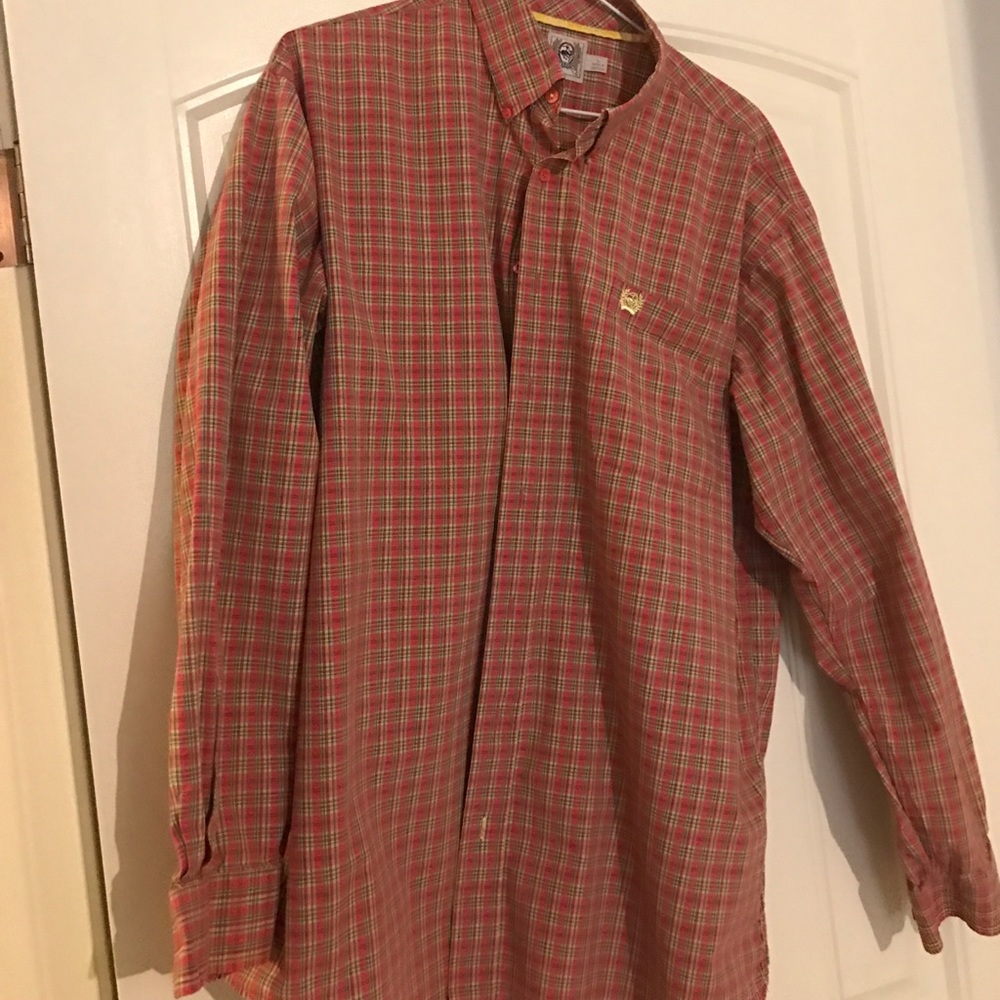 Cinch Pink plaid shirt