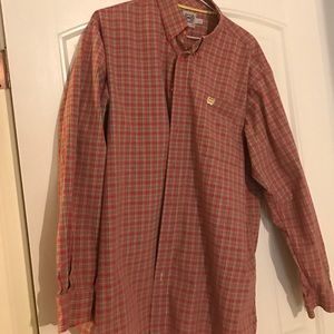Cinch Pink plaid shirt