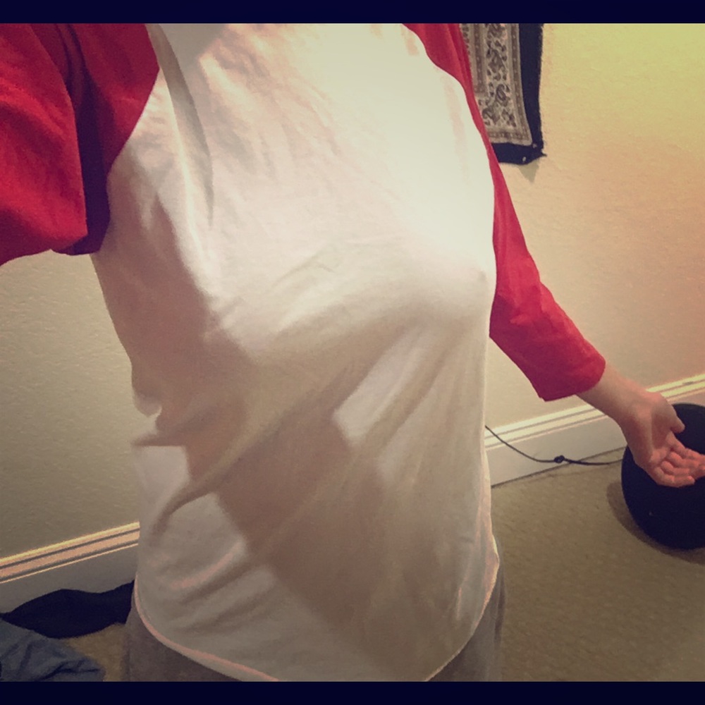 Baseball tee 2/3 sleeve