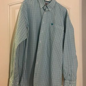 Cinch blue plaid shirt