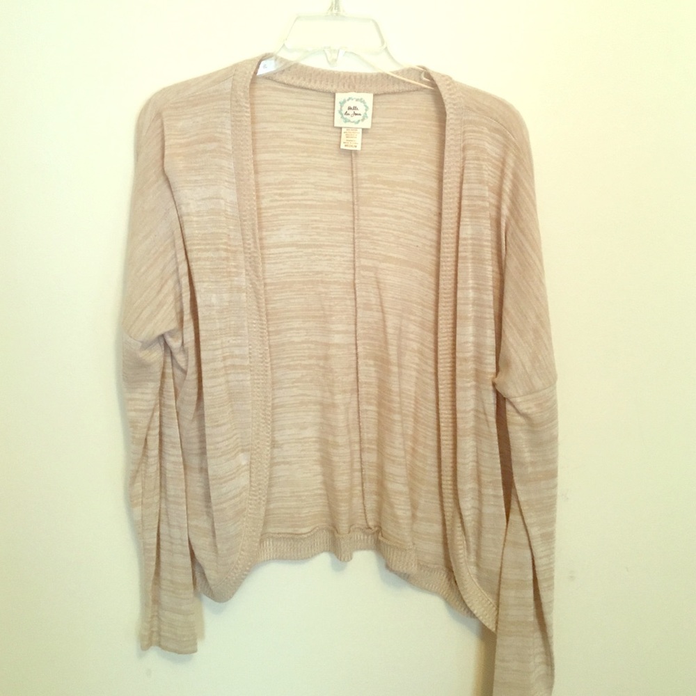 Tan pull over sweater