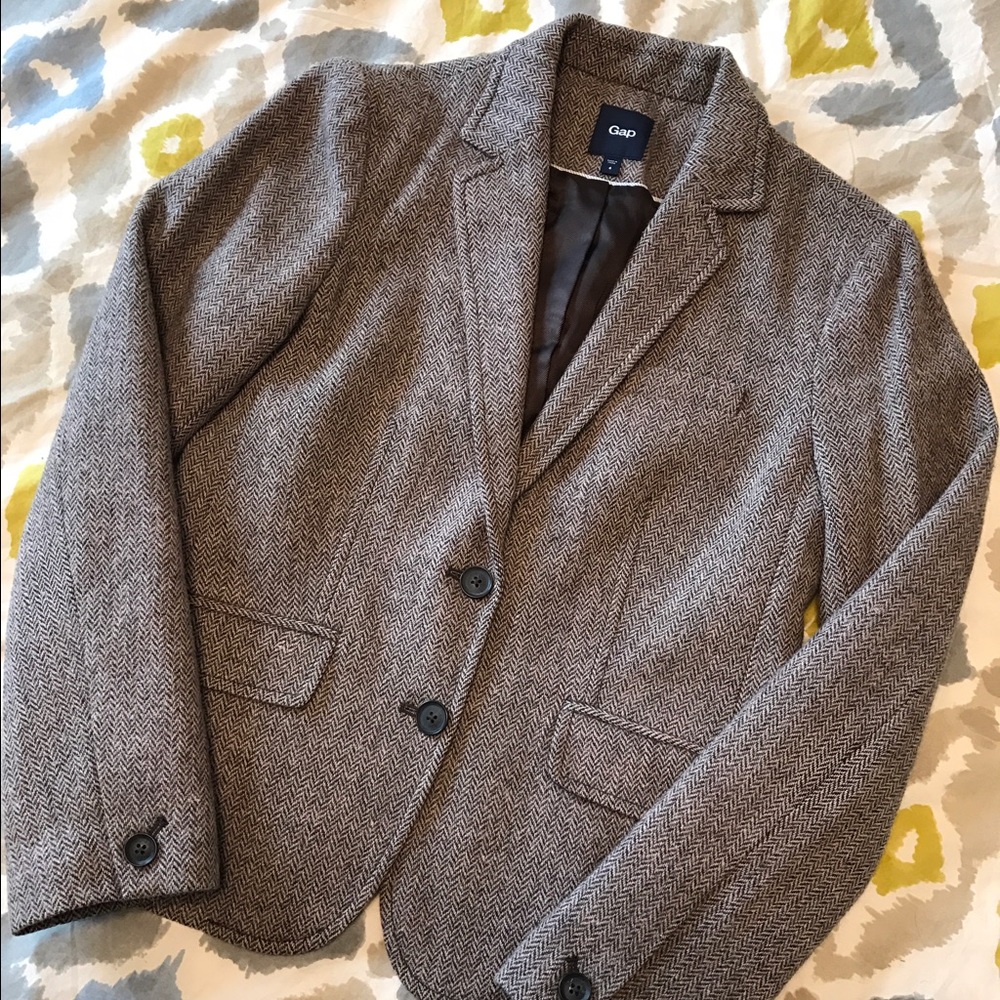 Wool Gap Blazer Jacket