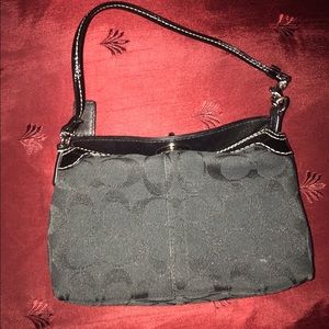 Black Coach wristlet