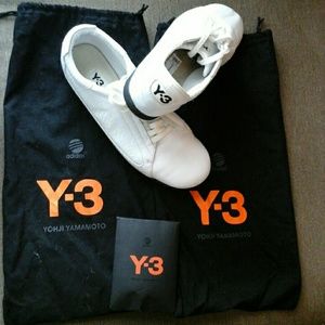 Adidas Y-3 White fashion athletic shoes sz 7.5
