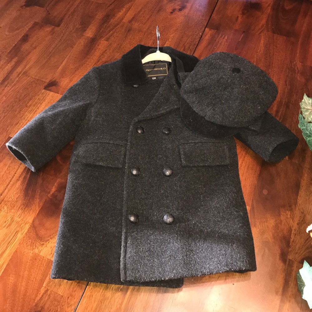 Tailored peacoat for the little guy
