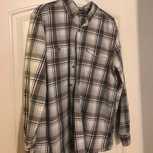 Chaps black plaid shirt