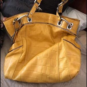 Leather B Makowsky handbag