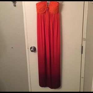 Ombré Cache Maxi Dress