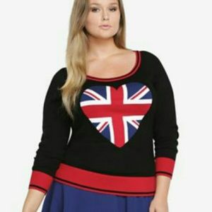 Union Jack Heart Sweater