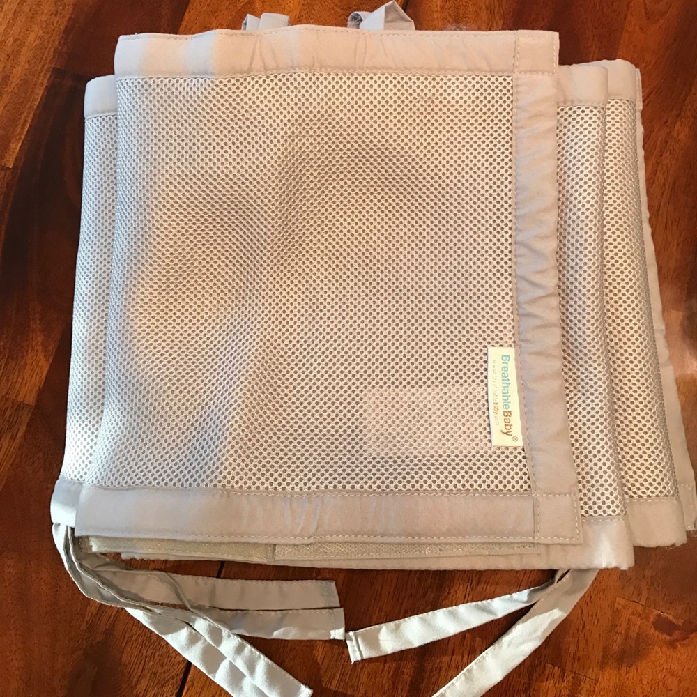 Breathable baby bumper