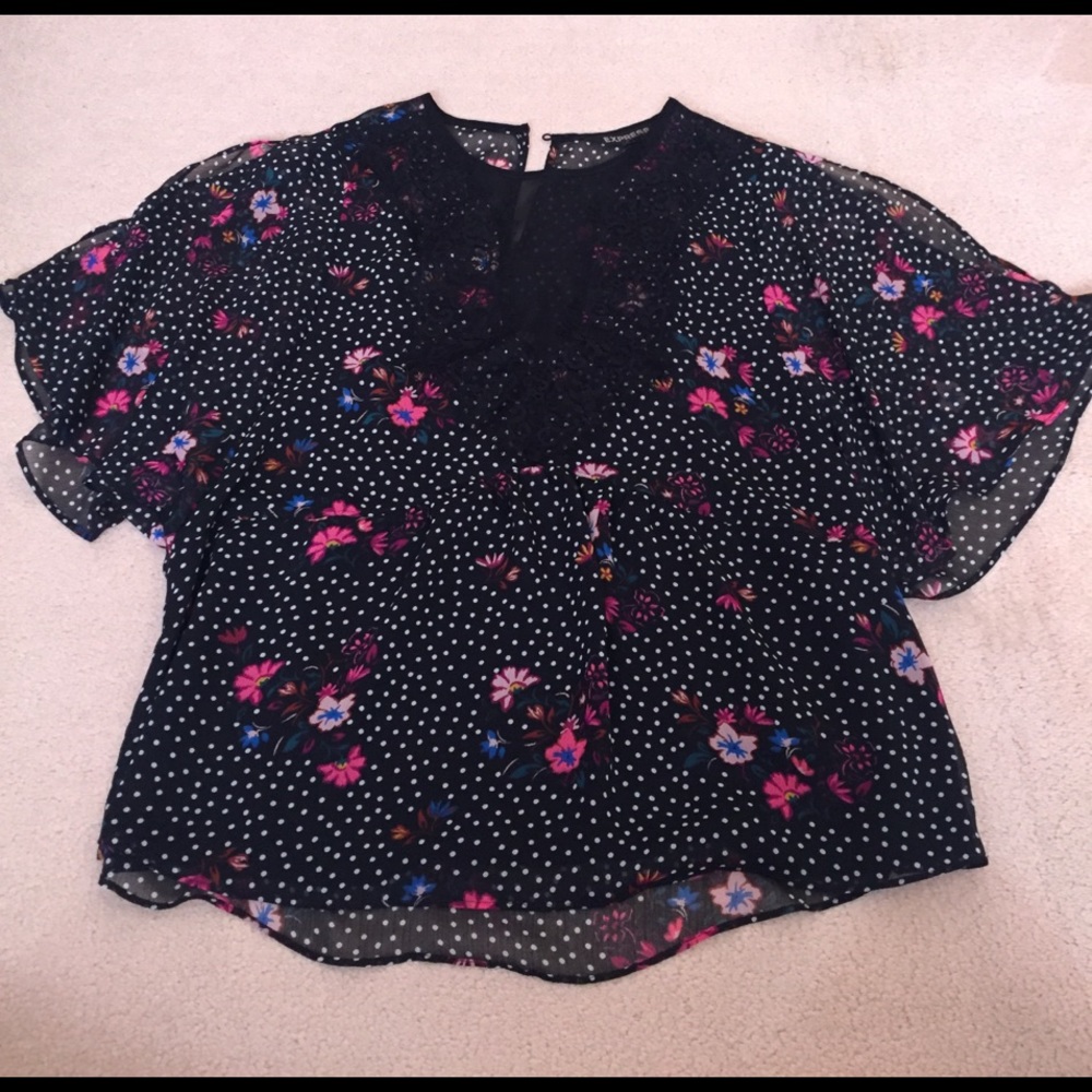 Floral blouse from Express