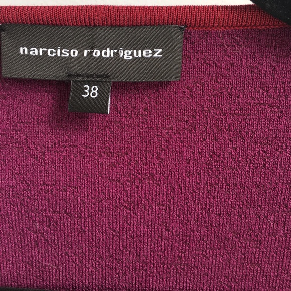 Narcisco Rodriguez Wool Blend color block jacket - Picture 2 of 4