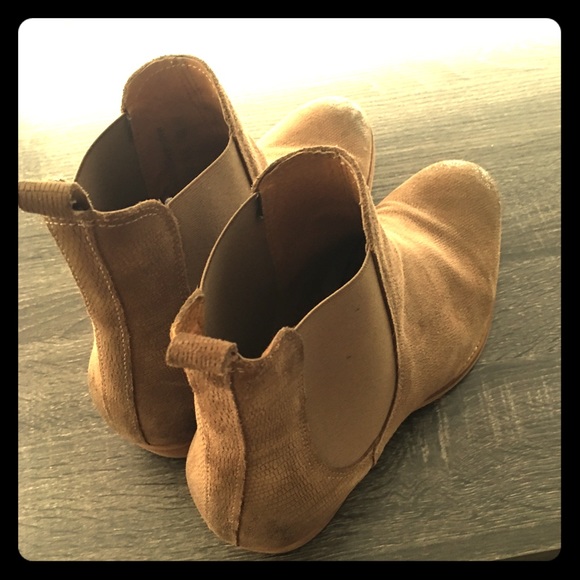 Brand New Taupe Suede Limited Ed. Chelsea Boots main image 4