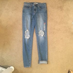Levi's High Rise Skinny Jeans