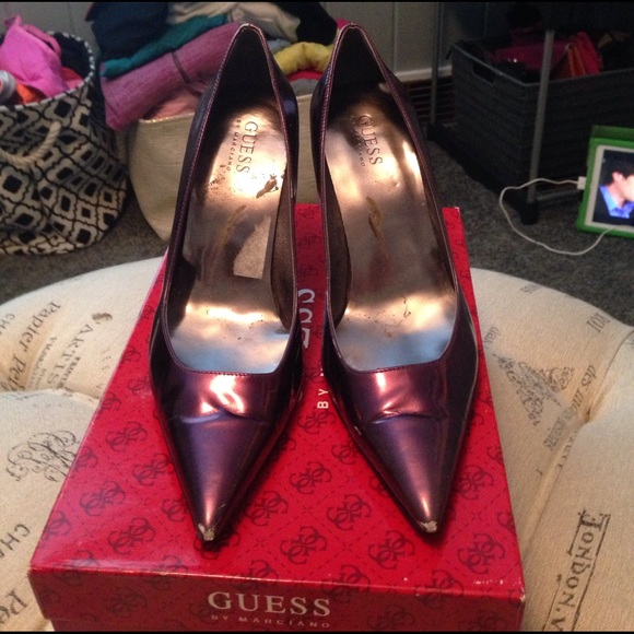Guess by Marciano Shoes - Guess purple metallic shoes size 7