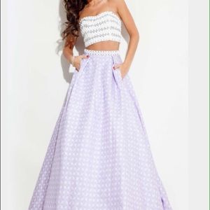 Rachel Allan Two Piece Prom Dress