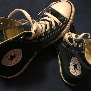 Navy High Top Chuck Taylor Converse!