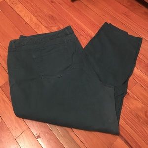 Vanilla Star Dark Turquoise Pants Sz 24 Skinny Fit