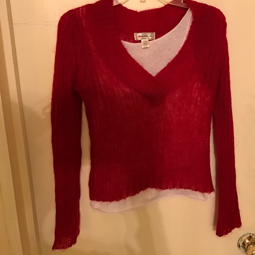 Junior red sweater