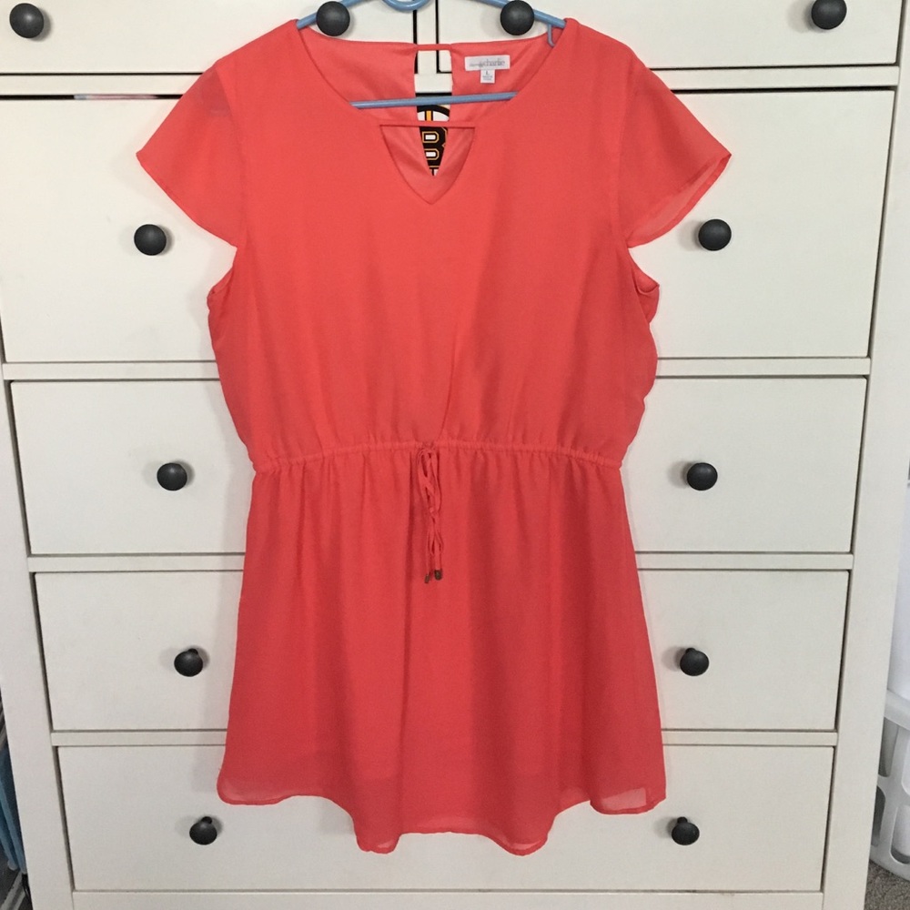 Pink Short sleeve Dress
