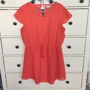 Pink Short sleeve Dress