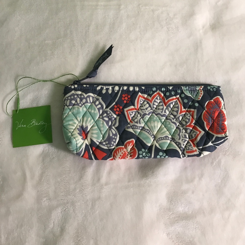 Vera Bradley makeup or pencil pouch.