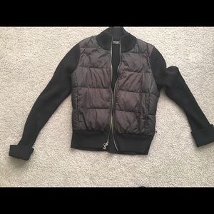 Polo down puffer sweater jacket