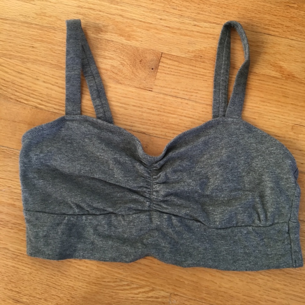 Gray bralette