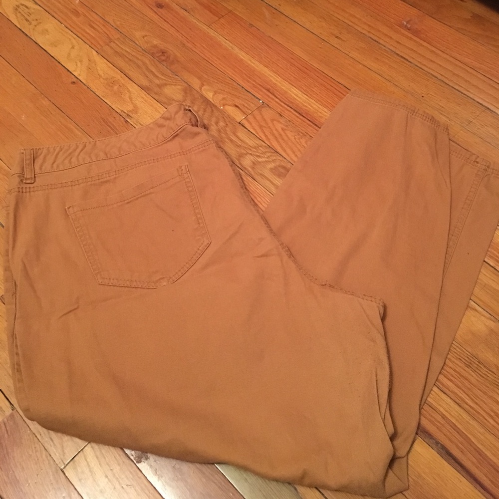 Vanilla Star Mustard Pants Sz 24 Skinny Fit