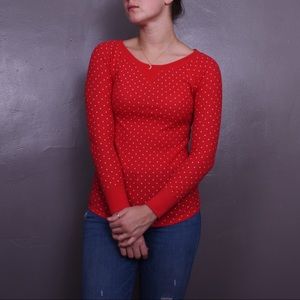 Red & White Polka Dot Thermal.