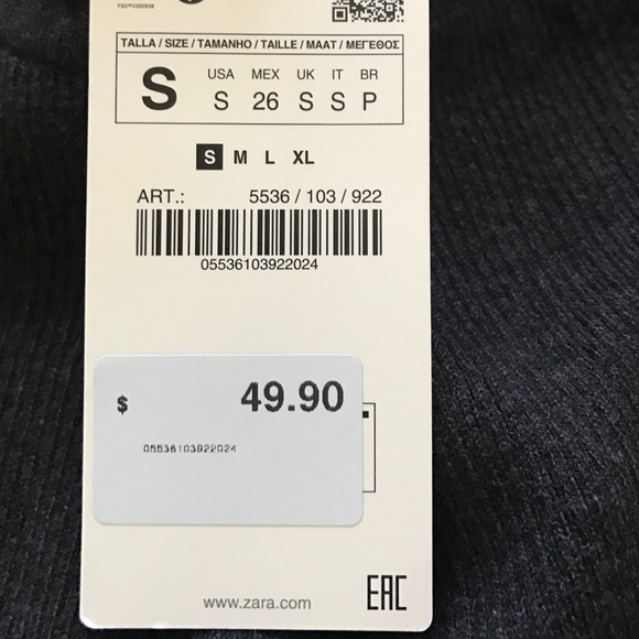 Zara Knitwear Cropped Sweats - Picture 3 of 4