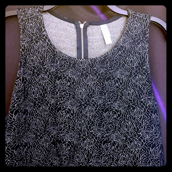 Sparkly Plus Size Dress Dark Blue Black sleeveless 2xl silver accents XXL - Picture 4 of 15