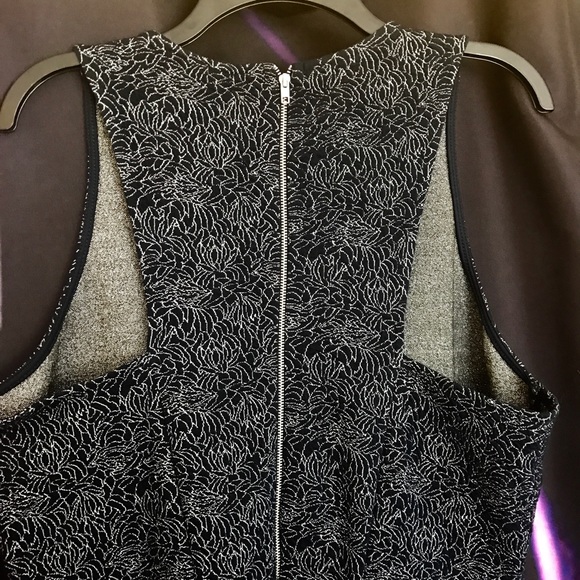 Sparkly Plus Size Dress Dark Blue Black sleeveless 2xl silver accents XXL - Picture 6 of 15