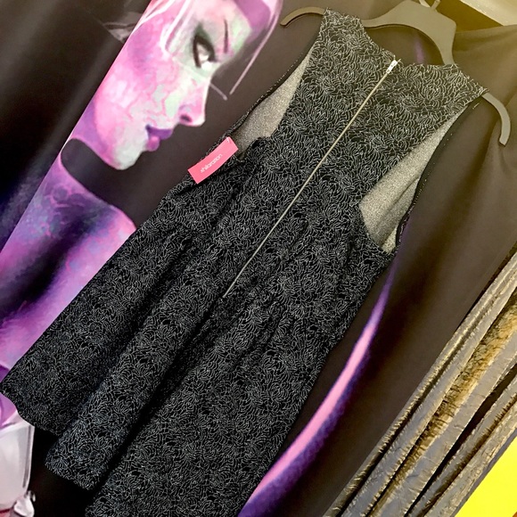 Sparkly Plus Size Dress Dark Blue Black sleeveless 2xl silver accents XXL - Picture 10 of 15