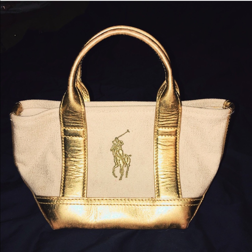 Mini RL beach tote bag